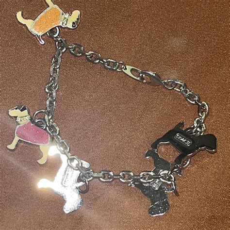 vintage coach charm bracelet.